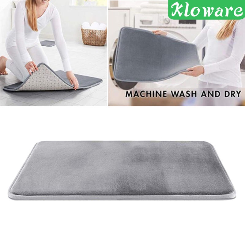 Thảm chùi chân chống trượt, thấm hút tốt, kích thước 40x60cm