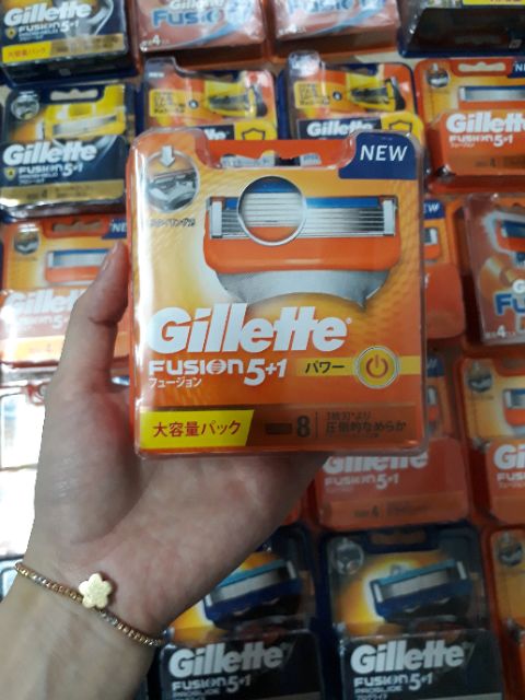 Hộp lưỡi dao thay thế Gillette Fusion 5+1 Nhật Bản