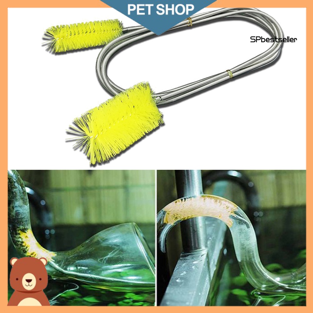 Bàn Chải Hai Đầu Lọc Làm Sạch Ống Nước Bể Cá