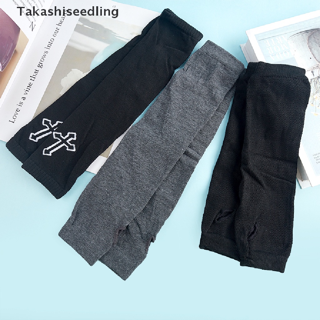 Đôi găng tay dài hở ngón phong cách gothic punk