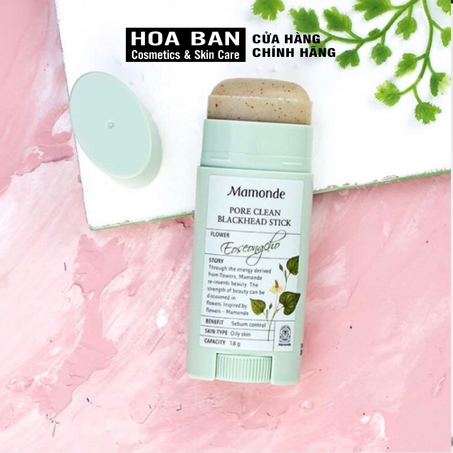 [Date Mới] Thanh lăn giảm mụn đầu đen Mamonde Pore Clean Blackhead Stick