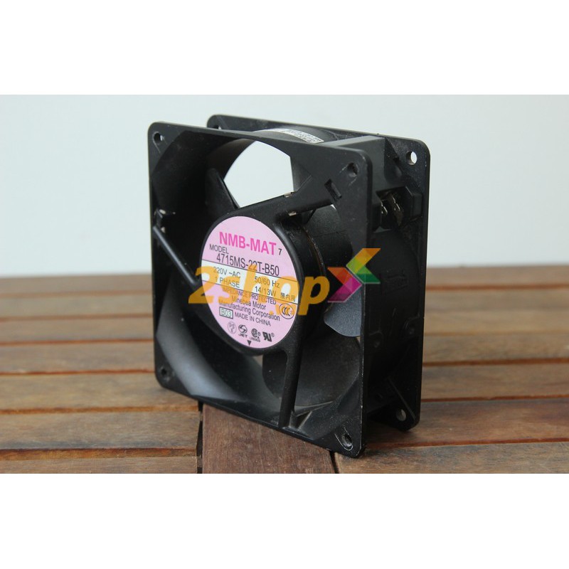 Quạt hút, quạt tản nhiệt máy tính AC NMB 4715MS-22T-B50, 220VAC, 119x119x38mm