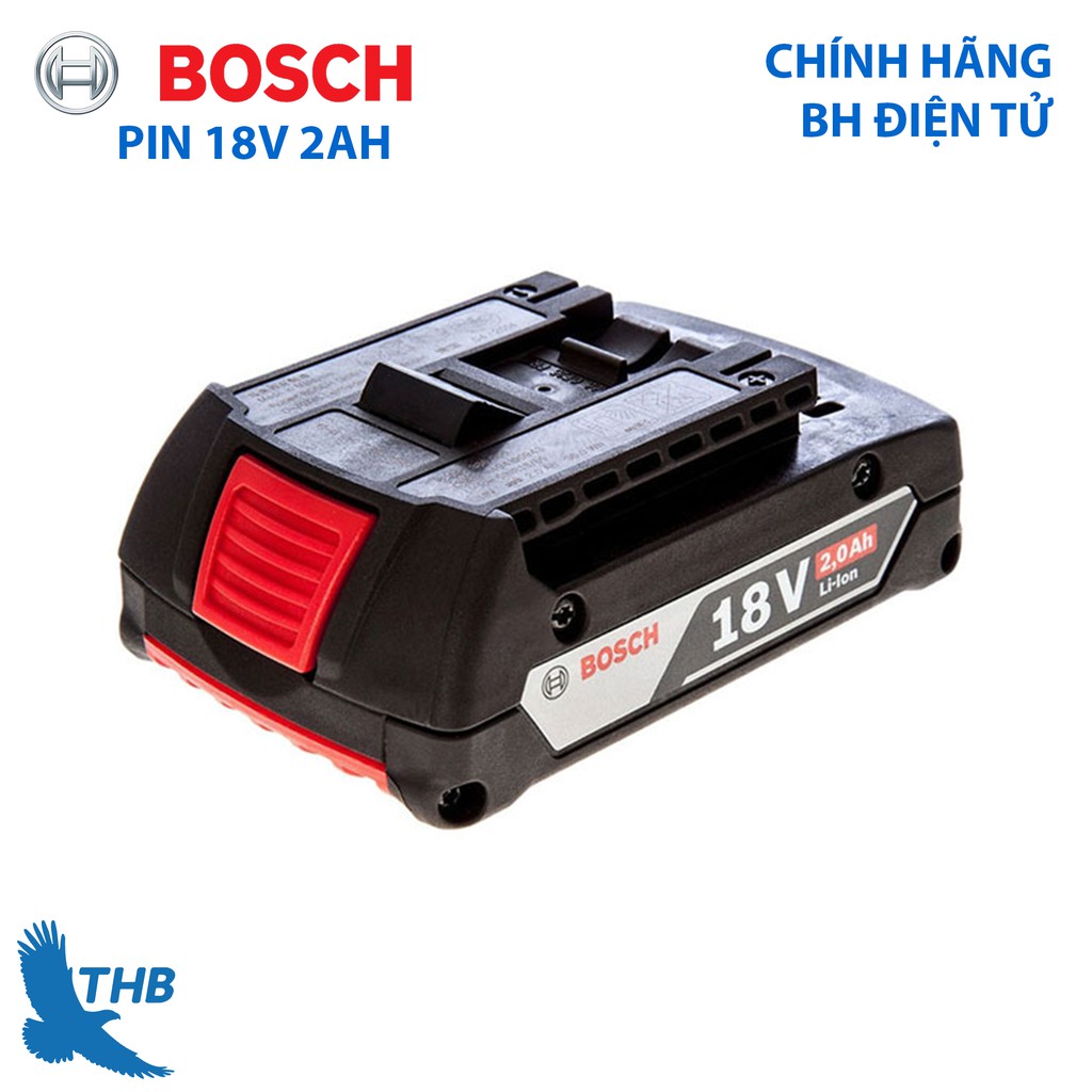 Pin cho dụng cụ điện Bosch 18V - 2Ah chính hãng bảo hành 6 tháng