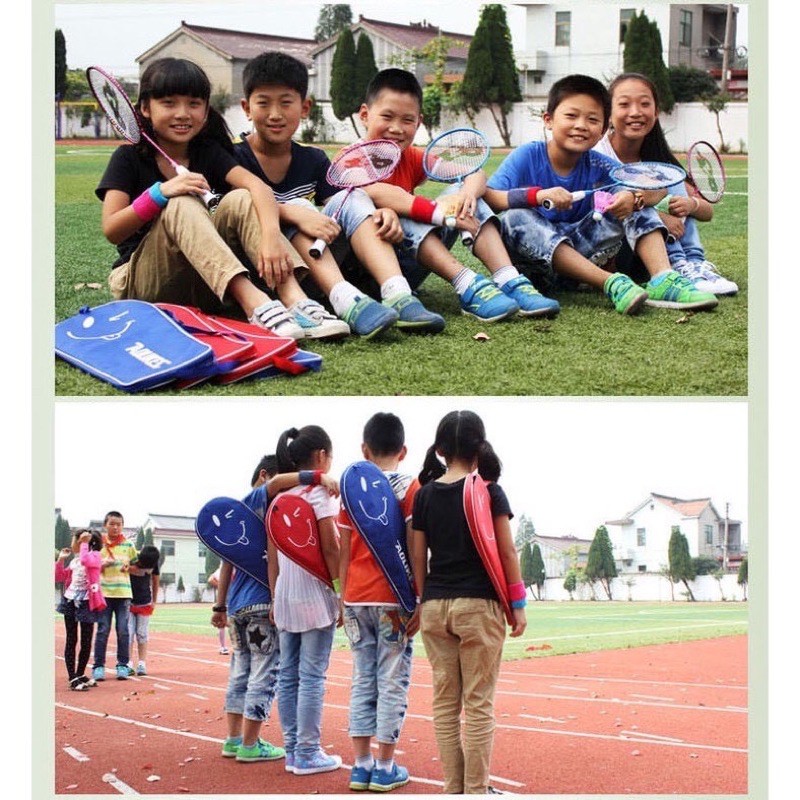 Vợt Cầu Lông Trẻ Em tiểu học tặng kèm cầu và túi đựng dễ thương, vợt Cầu Lông cho bé - LYLYSPORT