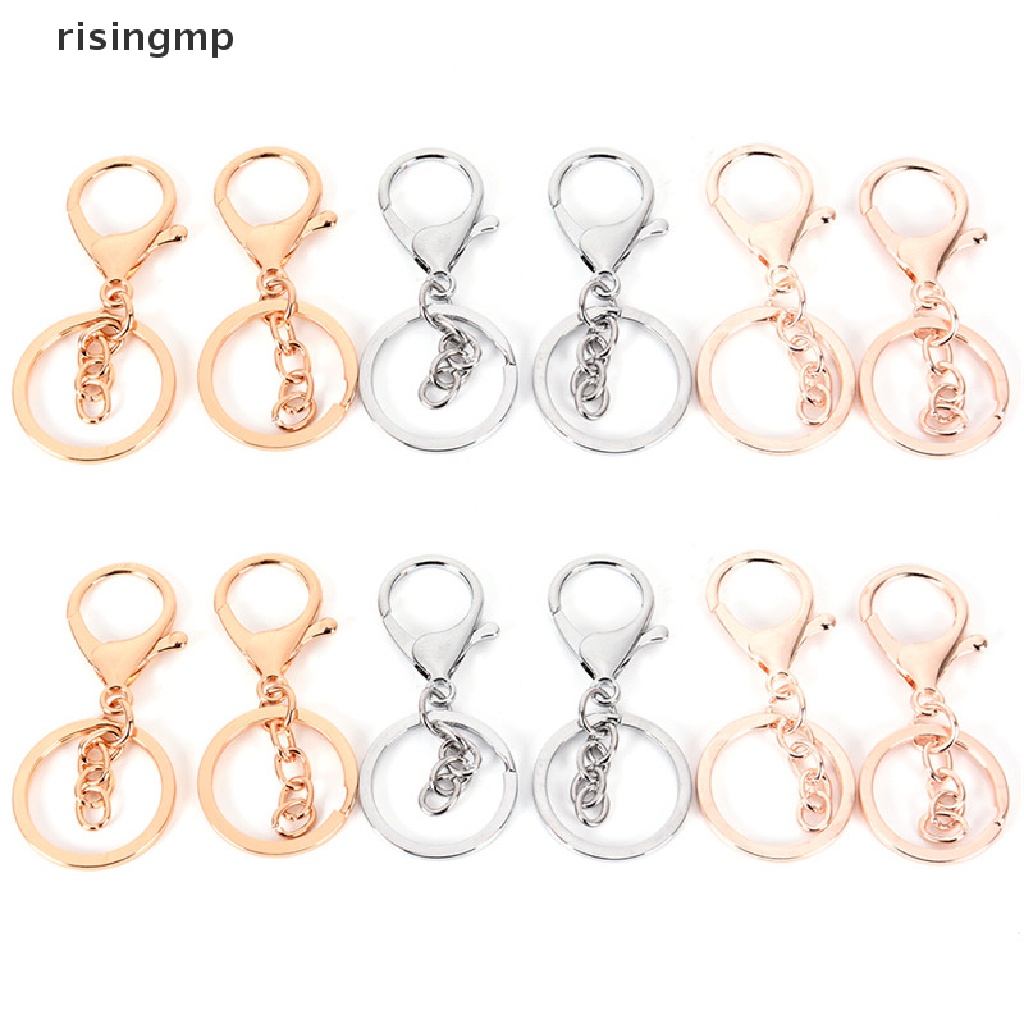 [risingmp] Set 10 Móc Khóa / Móc Khóa Làm Trang Sức DIY Hình Tôm Hùm ♨Trên đó