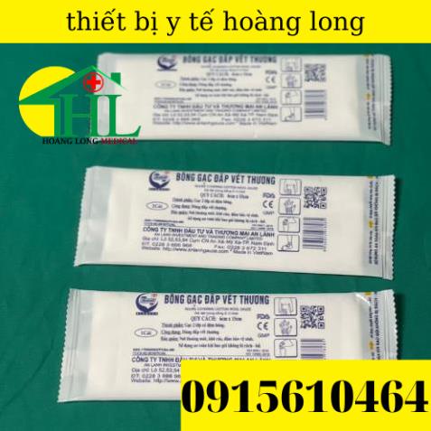 combo 10 miếng bông gạc đắp vết thương AN LÀNH 6cmx22cm