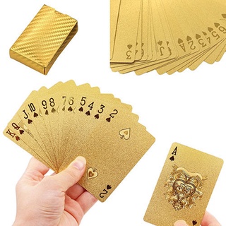 (Combo 2 Bộ) Bộ Bài Mạ Vàng 24k