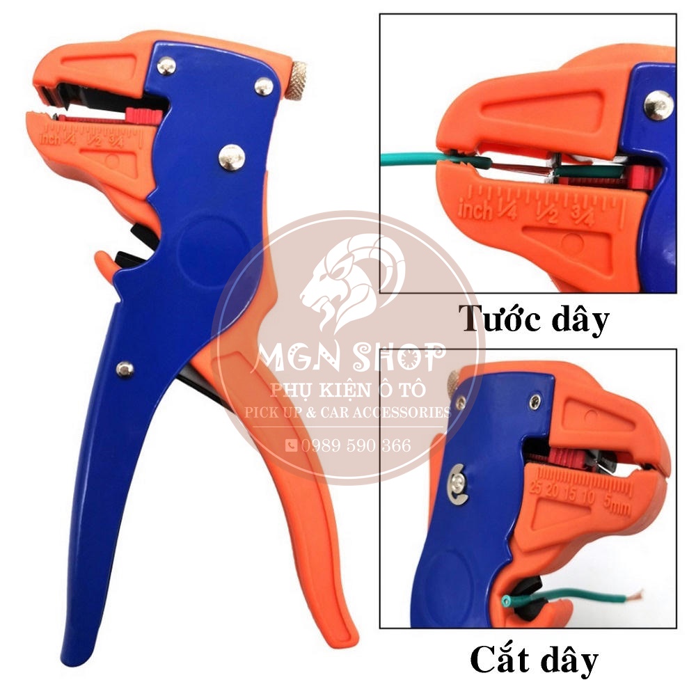 [Kìm tước dây / cắt dây điện] [HS-700D] [kích cỡ 0.25mm2 - 2.5mm2] trên ô tô xe máy