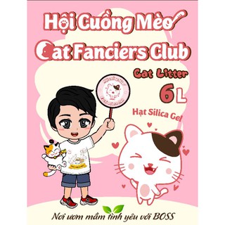 cát vệ sinh hội cuồng mèo cat fanciers club 6L Maneki Neko