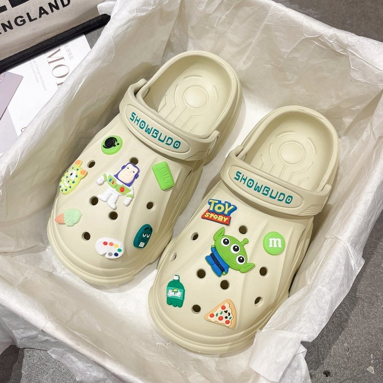 Sục Nữ Cross Siêu Nhẹ Kèm Sticker Cute ( Dép Cá )