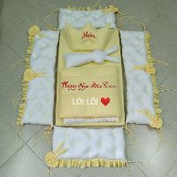 Combo quây cũi, chăn, ga, gối, đệm, thỏ ôm