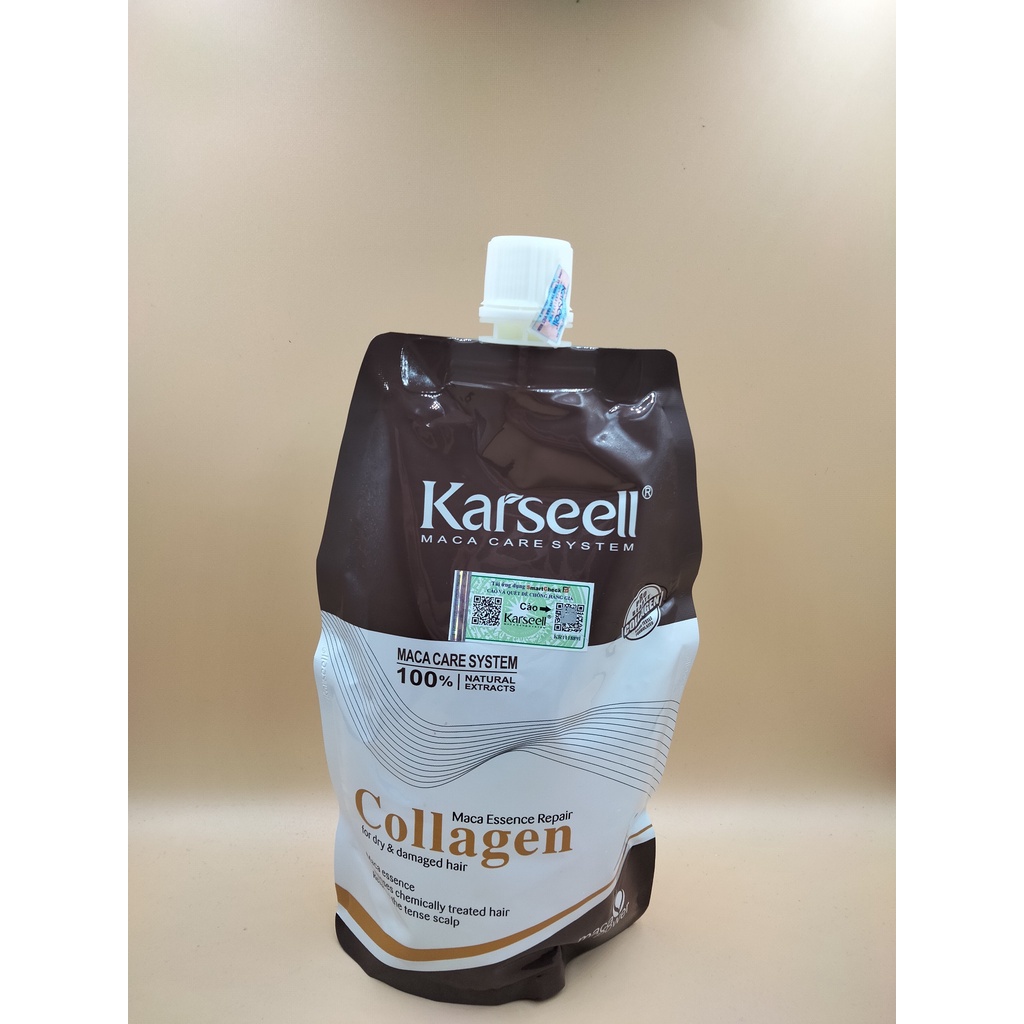 Hấp ủ tóc karseell hấp ủ tóc collagen - kem ủ tóc karseell maca essence repairl collegen