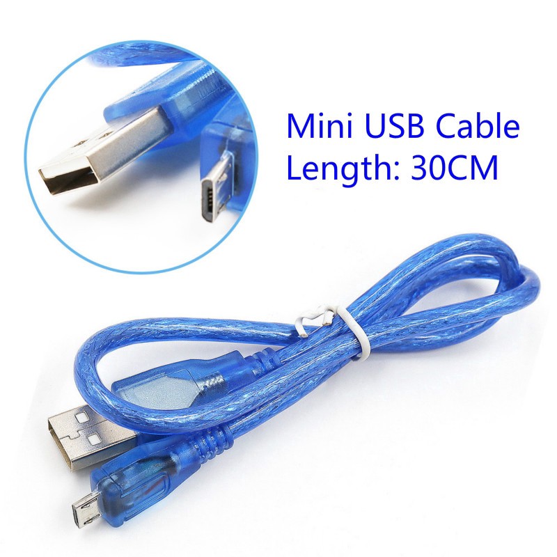 [MUMU] Cáp USB Mini / Micro /Vuông cho Arduino/UNO R3/Mega 2560/Nano/Due R3/Leonardo/Pro micro/Pro Mini Board 30CM