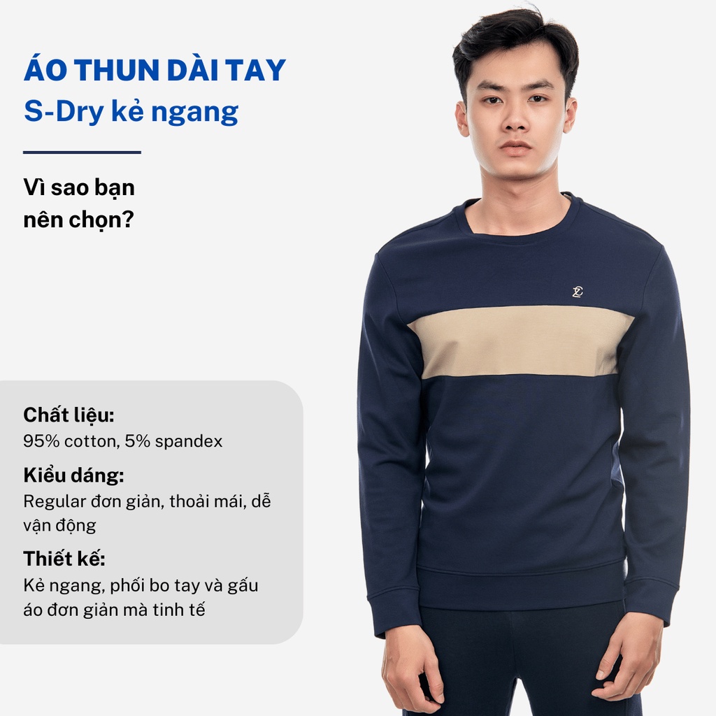 Áo nỉ dài tay nam CIZA chất liệu nỉ bông cao cấp form rộng basic trẻ trung size S M L XL H7011