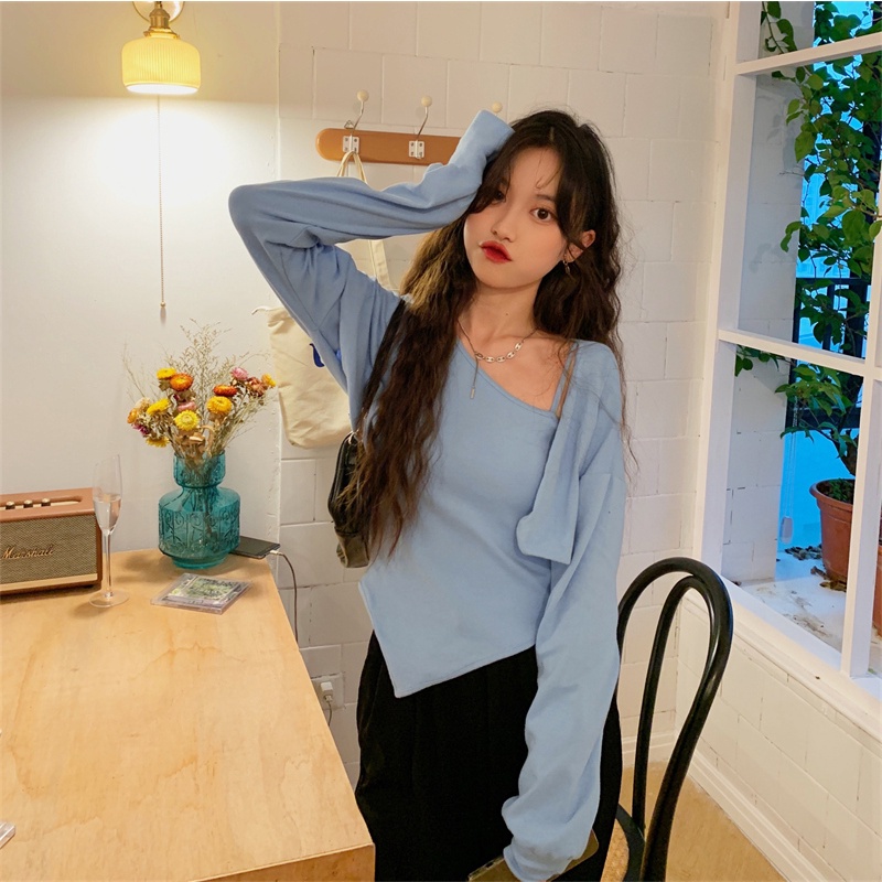 Set áo hai dây + áo khoác cardigan ngắn tay dài phong cách Hàn Quốc cho nữ chất lượng cao