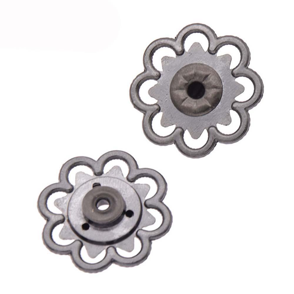 YIYU Nút Kim Loại Mini May Vá Quần Áo