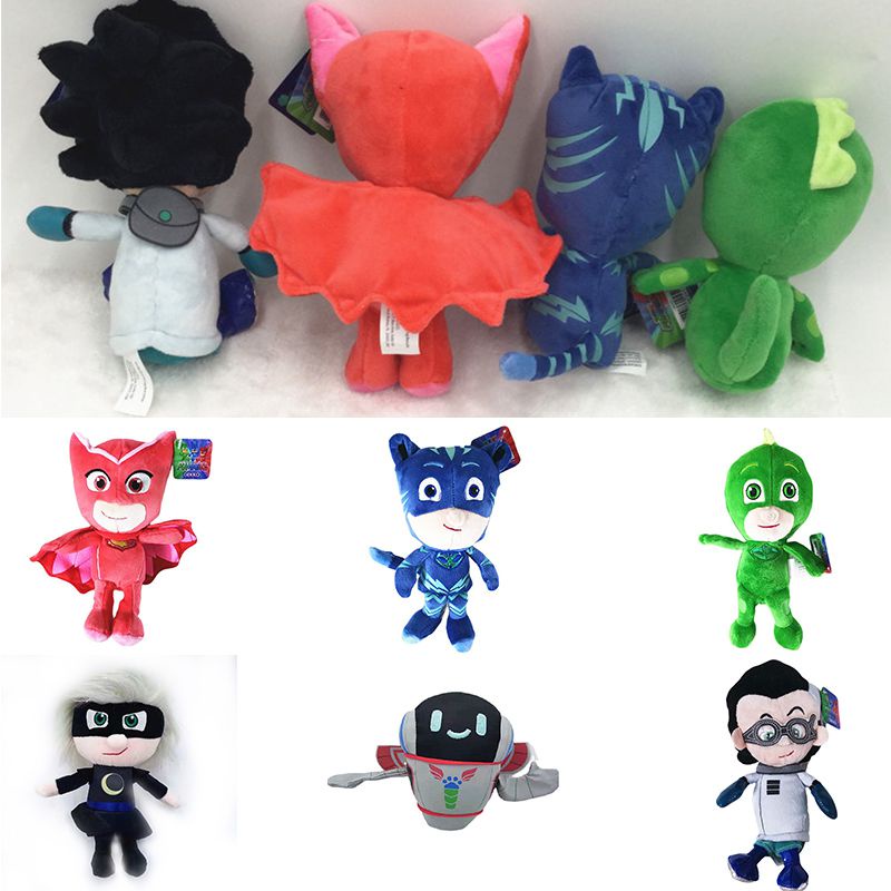 Búp Bê Nhồi Bông PJ Masks Catboy Gekko Luna Girl Owlette Romeo