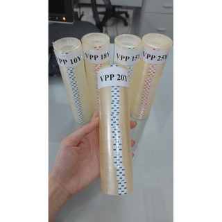 1 cây băng keo văn phòng phẩm 18mm (10 cuộn), nhiều độ dài lưa chọn 10Y,15Y,18Y,20Y,25Y