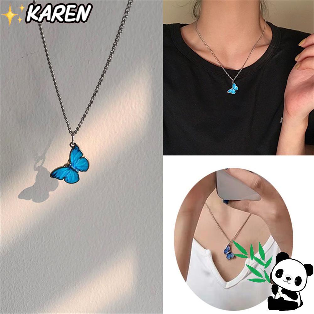 Vòng Cổ Choker Màu Xanh Navy Thời Trang Cho Nữ