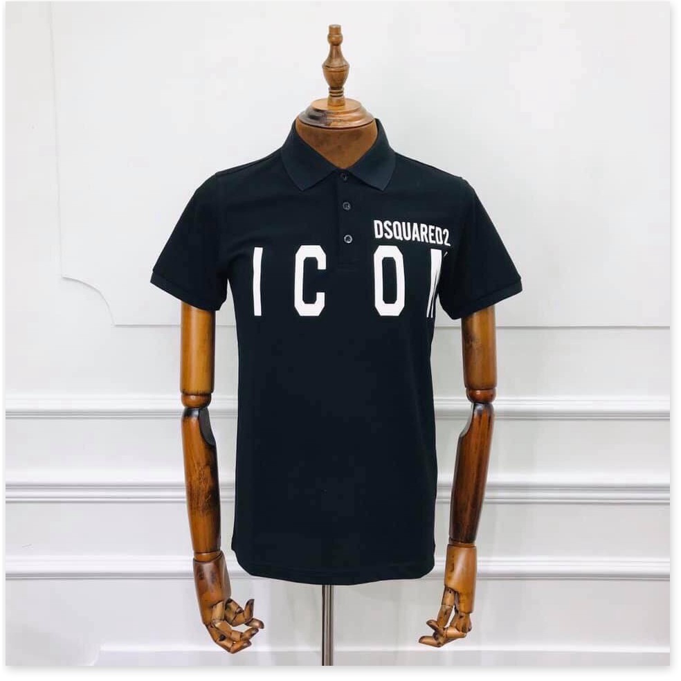 Áo Thun Nam Có Cổ Ngắn Tay Thêu Logo Lịch Thiệp HP