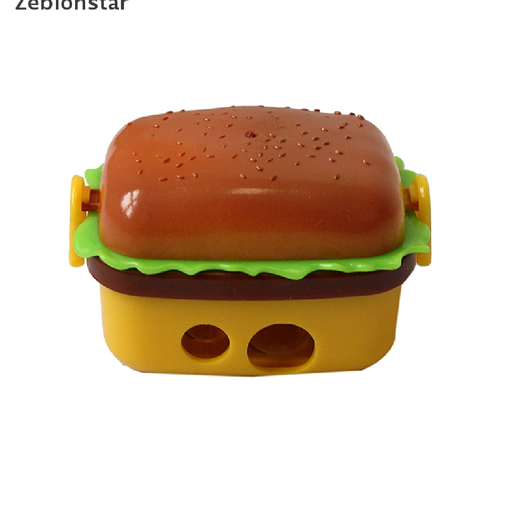 Dụng Cụ Gọt Bút Chì 2 Lỗ Hình Hamburger Độc Đáo Cho Trẻ Em