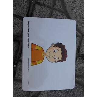 thẻ Flashcard family starter khổ A5 2 mặt