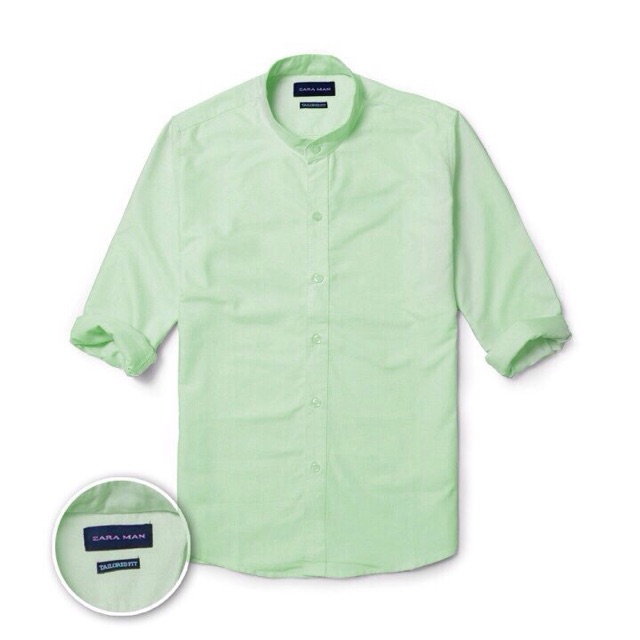 [TEDDY5 giảm 5%] Áo sơ mi nam cổ trụ VNXK thời trang (xám) | BigBuy360 - bigbuy360.vn