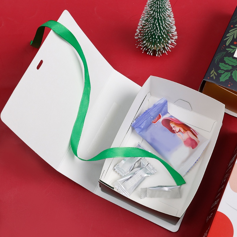 Hộp Giấy Đựng Bánh Kẹo Hình Ông Già Noel / Cuốn Sách Ma Thuật DIY