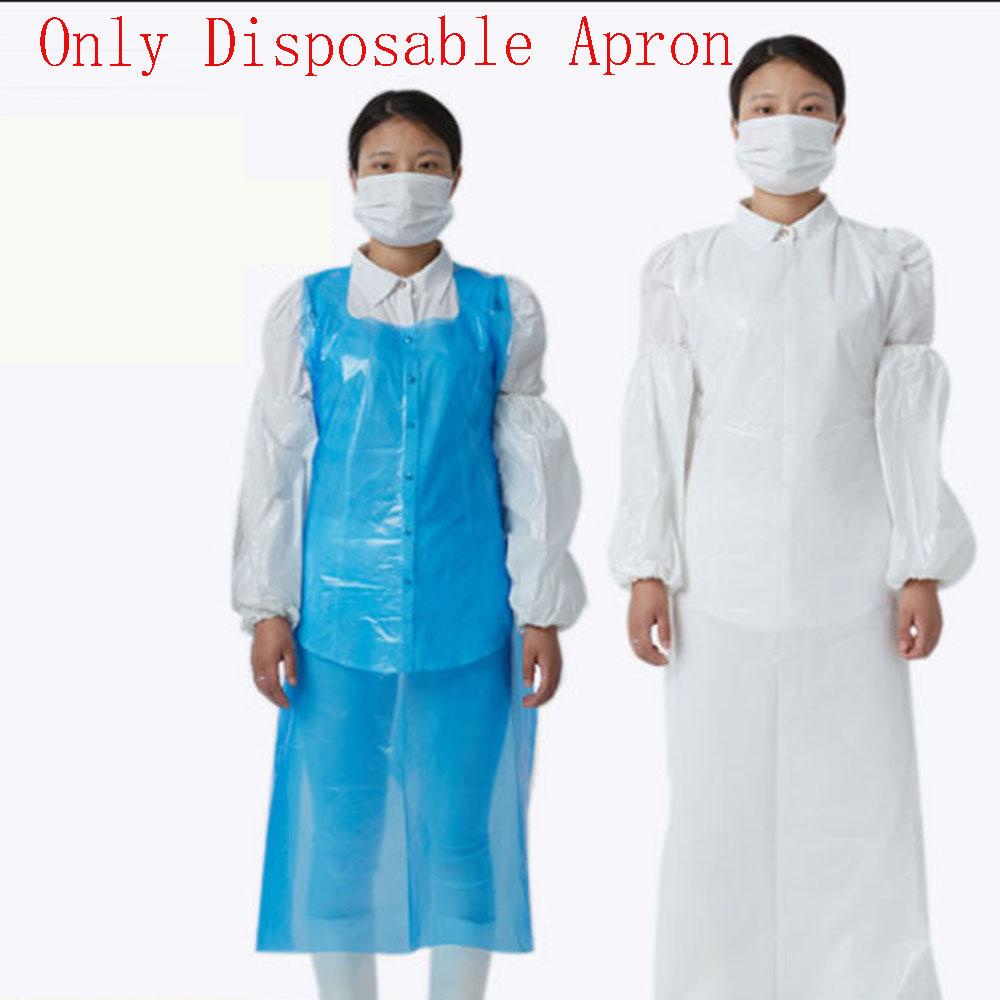 Tạp Dề Chống Thấm Nước Dùng Một Lần Màu Xanh Dương Thanh Lịch