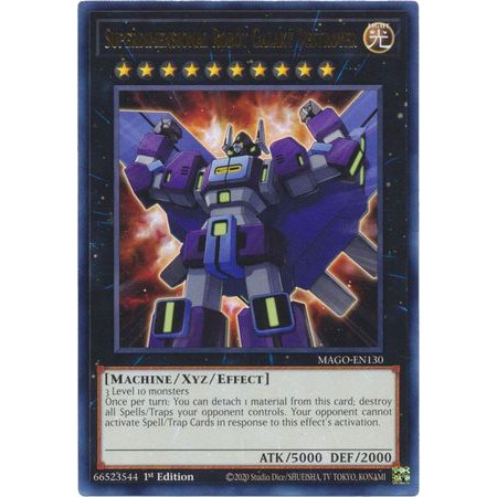 [ĐỖ LẠC SHOP ] THẺ BÀI YUGIOH -MONSTER-Superdimensional Robot Galaxy Destroyer - MAGO-EN130 - Rare 1st Edition