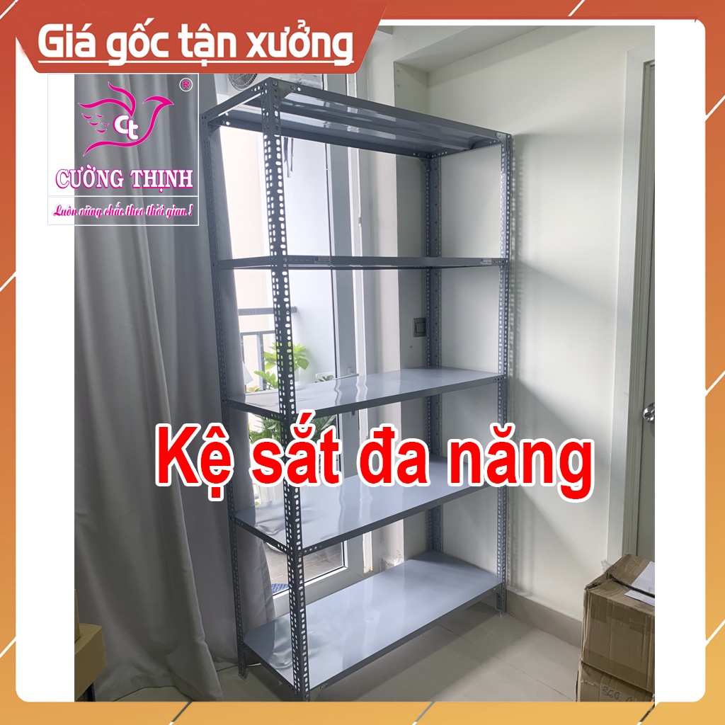 Kệ sắt trưng bày 5 Tầng, Cao 200cm x Dài 80cm x Rộng 40cm, Kệ sắt trưng bày sản phẩm