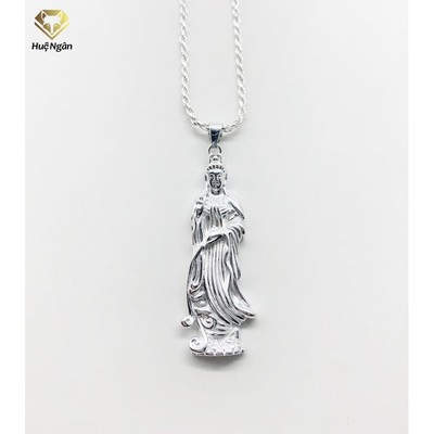 Dây chuyền bạc Ý 925 Huệ Ngân - Phật bà quan âm PP1776
