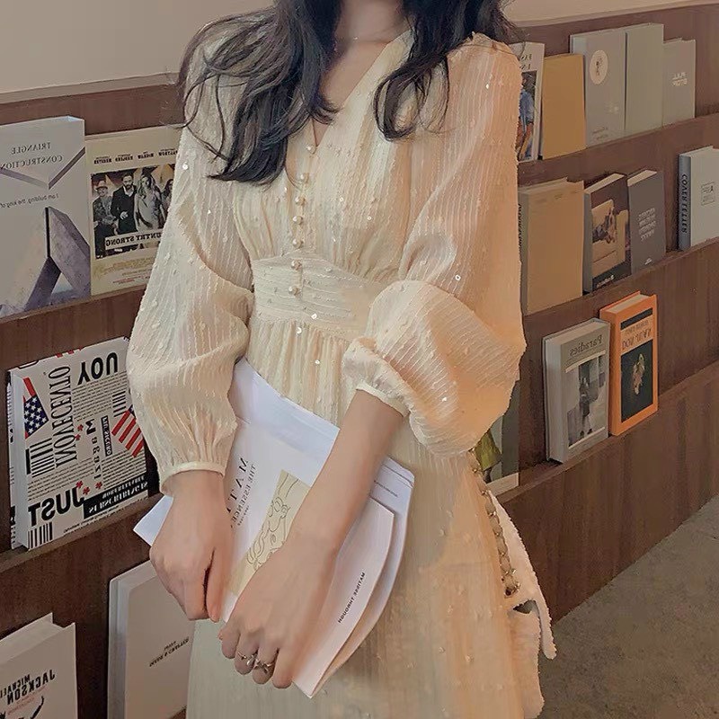 [ Hàng shop]: Váy kim sa tiểu thư 2 lớp Lolla Fashion | BigBuy360 - bigbuy360.vn