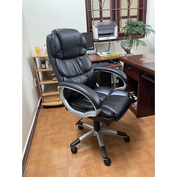 Ghế da Boss cao cấp cho lãnh đạo trưởng phòng Da PU thoáng khí, hàng xuất Âu.