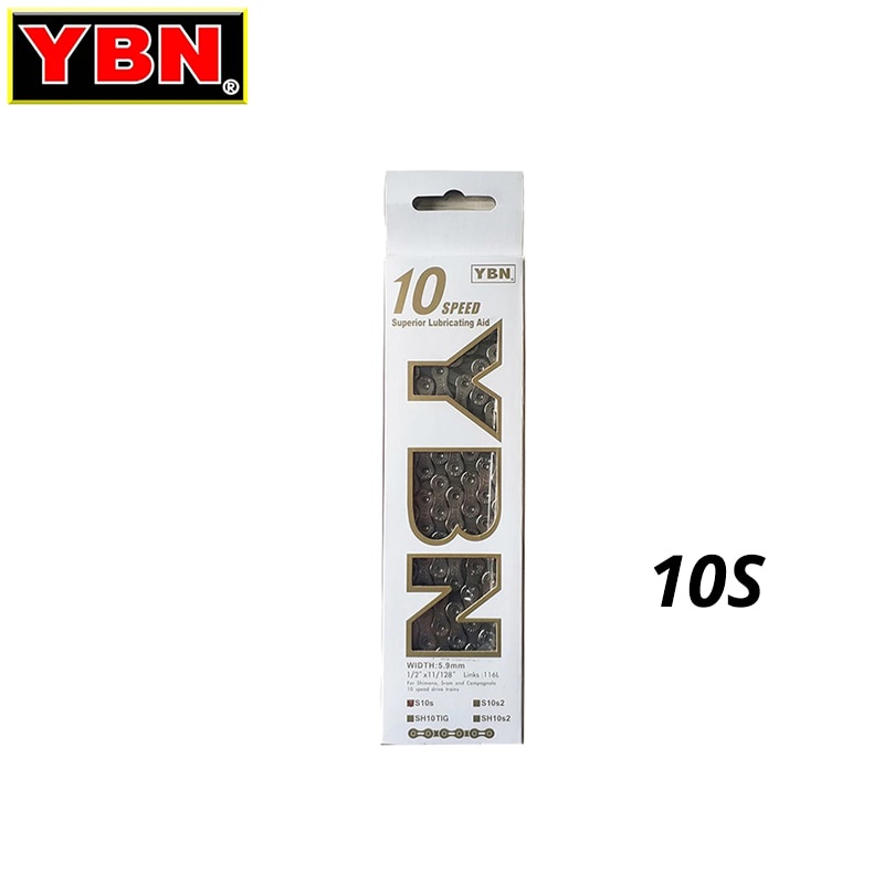 YBN Dây xích xe đạp leo núi 10/11/12S 10 11 12 tốc độ màu bạc S11S S12S SHIMANO