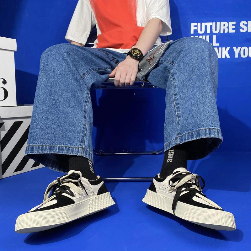 Giày Sneaker Đế Dày Cổ Thấp Thời Trang Mùa Hè 2022 Phong Cách Hàn Quốc Cho Nam