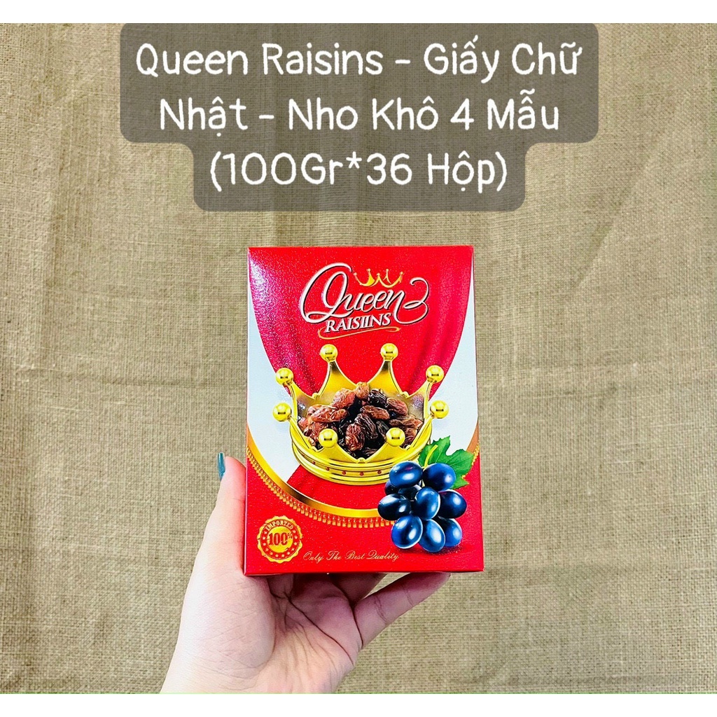 NHO KHÔ HỘP QUEEN 100gr