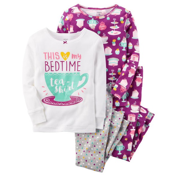 Set 2 bộ đồ Carters bé gái