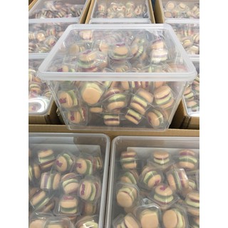 Kẹo dẻo Trolli Mini Burger 600g của Đức date 2020