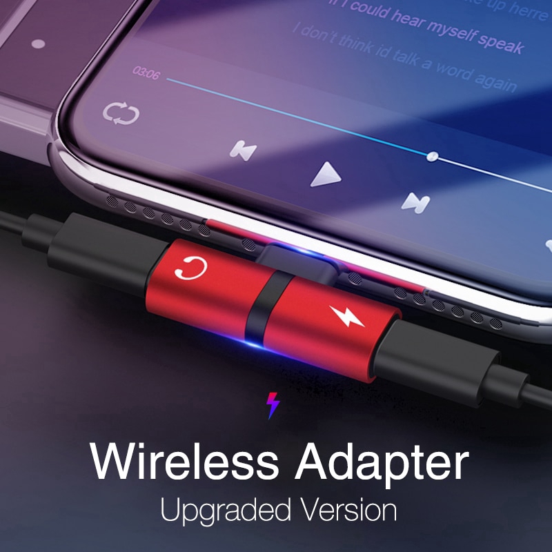 Bộ Chuyển Đổi Âm Thanh Aux Tương Thích Với iPhone Xs Max Xr X 8 7