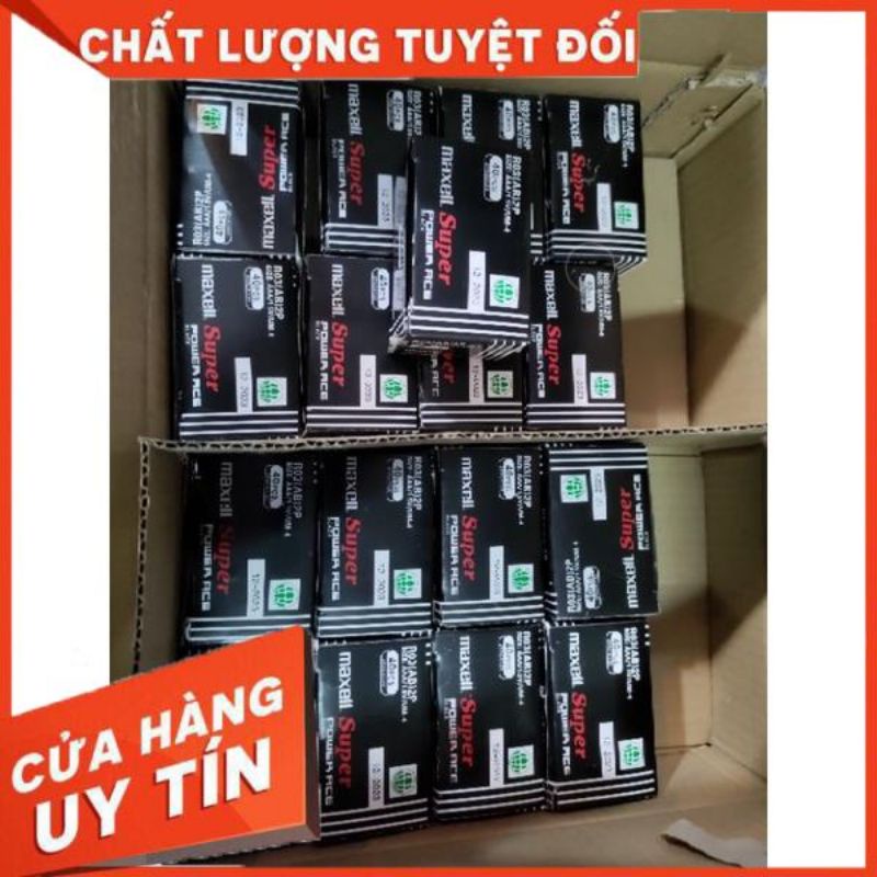 [hàng chính hãng]hộp 40 viên pin maxell 2a,pin maxell 3a