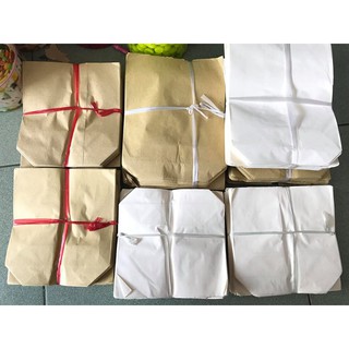 Túi giấy đựng gà rán đồ chiên - xấp 500gr