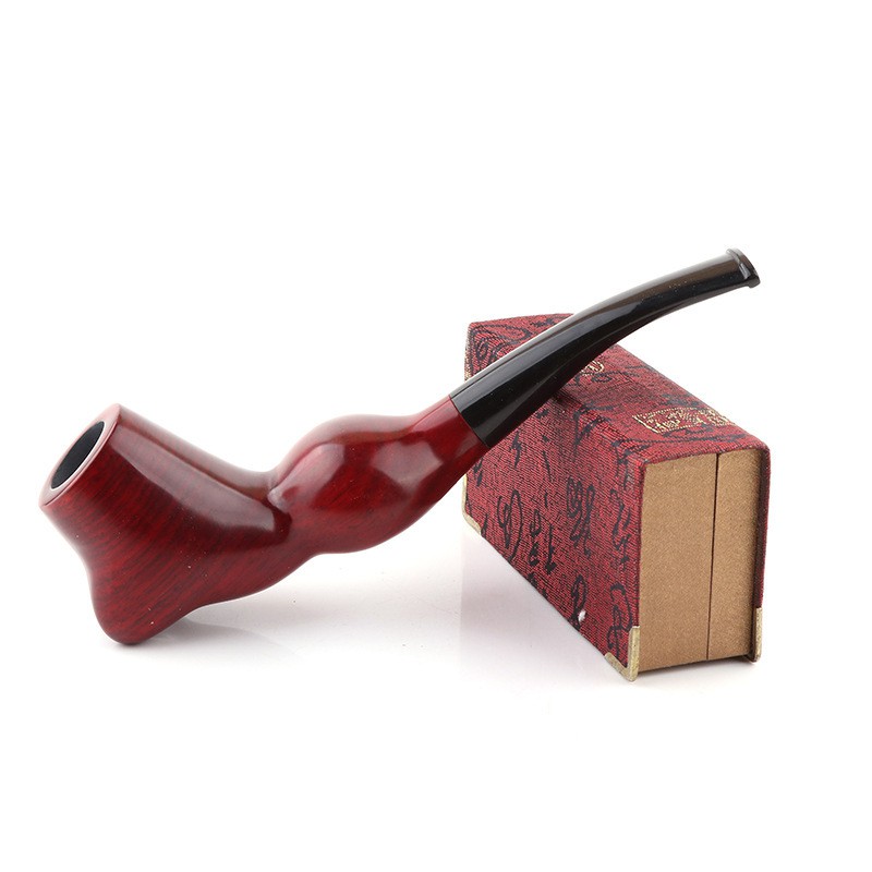 Wood 9mm Cigarette Filter Smoking Pipe