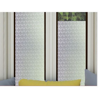 Decal Dán Kính Họa Tiết dán kính quả trám ( kim cương) mờ Không Cần Keo Decal mờ - Khổ 1.2m
