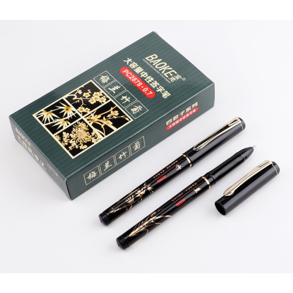 Bút Gel Hoa Văn Sang Trọng Ngòi BAOKE O.7mm - PC2878