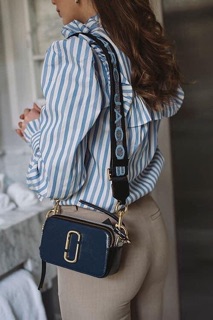 Túi 2 ngăn dây đeo bản lớn