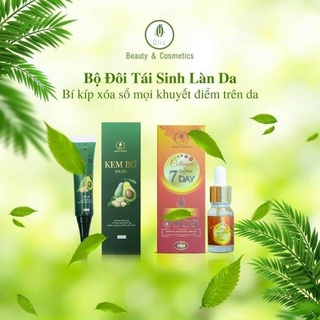Bộ Đôi Tái Sinh Làn Da Olic- Kem Bơ Olic Và Serum Collagen saffron 7day