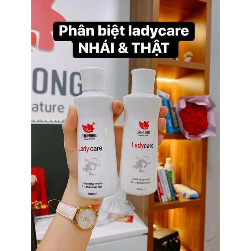 (chính hãng) Dung dịch vệ sinh Linh Hương gel phụ khoa Lady care Chuẩn hãng