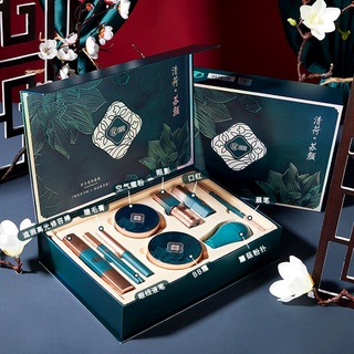 Bộ mỹ phẩm trang điểm 9 món phong cách phương đông thích hợp làm quà tặng
