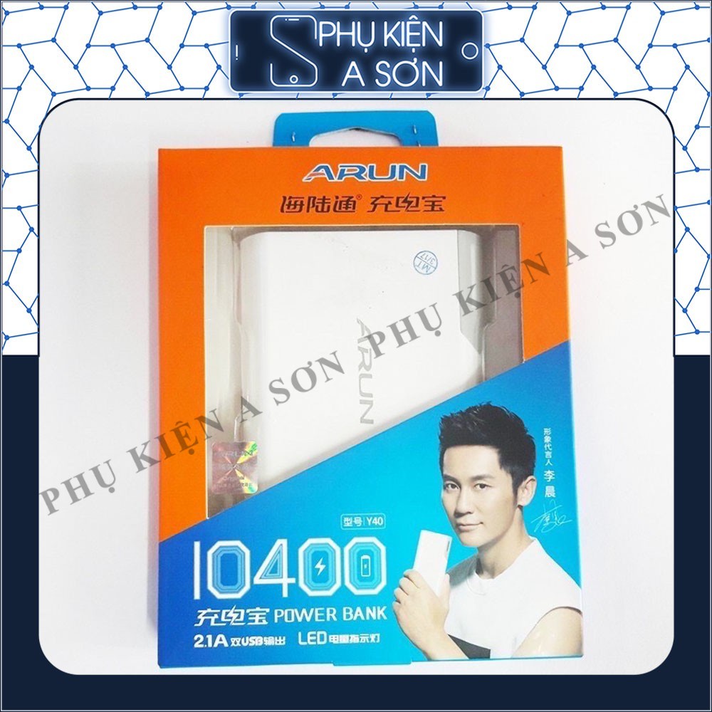 Sạc dự phòng Arun 10400 mah chính hãng - Bảo hành 12 tháng